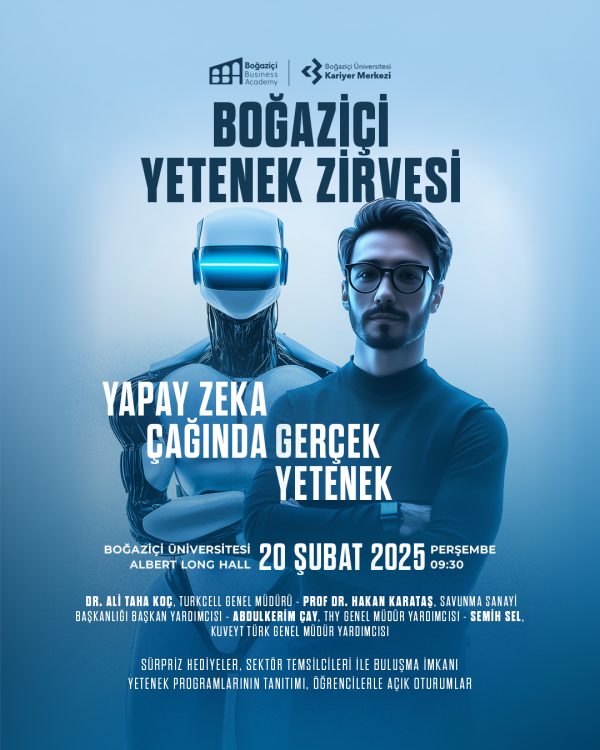 Boğaziçi Yetenek Zirvesi 2025: Yapay Zeka Çağında Gerçek Yeteneği Keşfet!