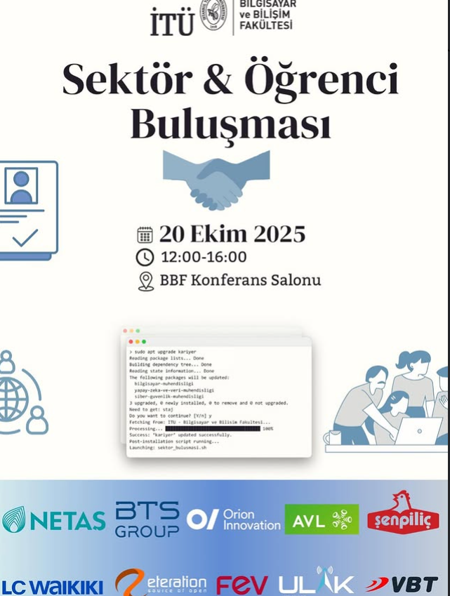 İTÜ Bilgisayar ve Bilişim Fakültesi – Sektör & Öğrenci Buluşması